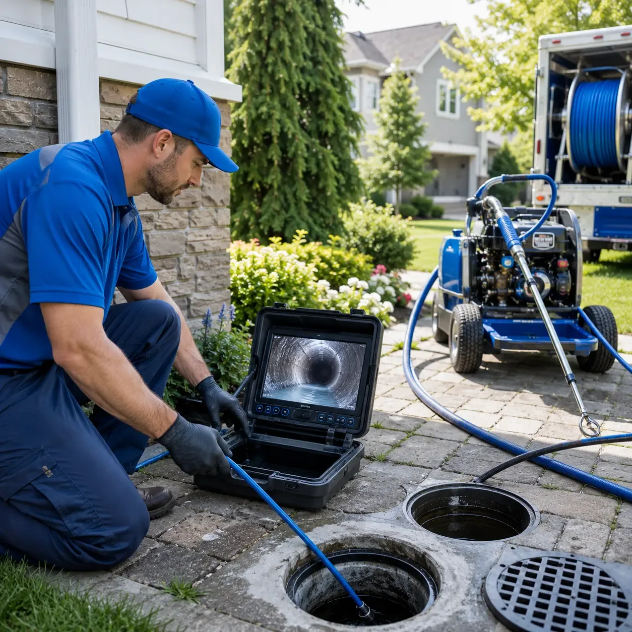 Outdoor drain cleaning professionals serving Lairdsville, PA